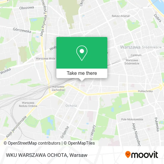 WKU WARSZAWA OCHOTA map