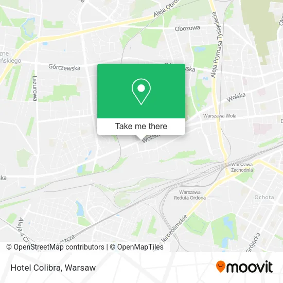 Hotel Colibra map