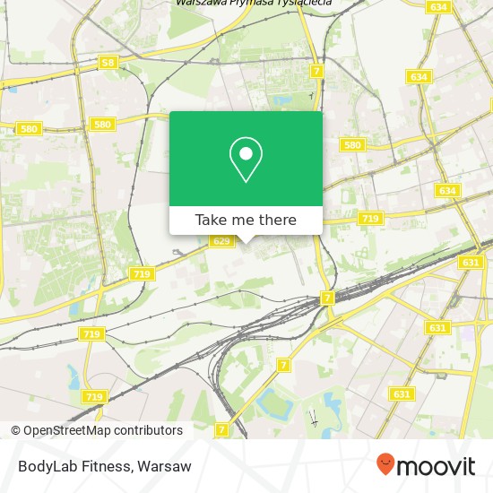 BodyLab Fitness map