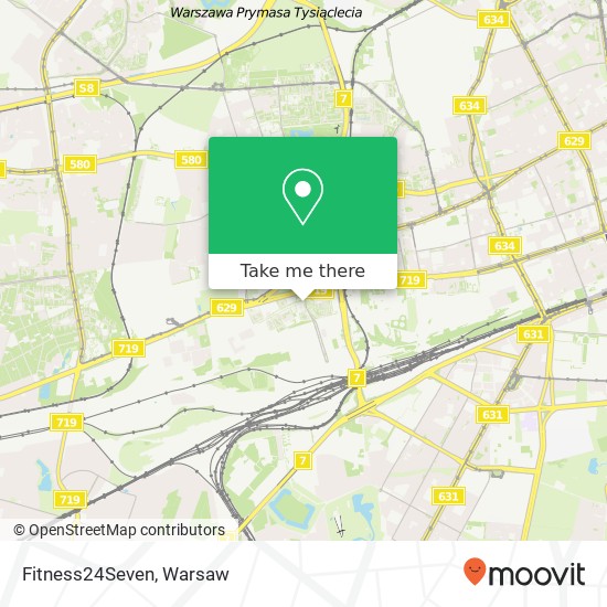 Fitness24Seven map