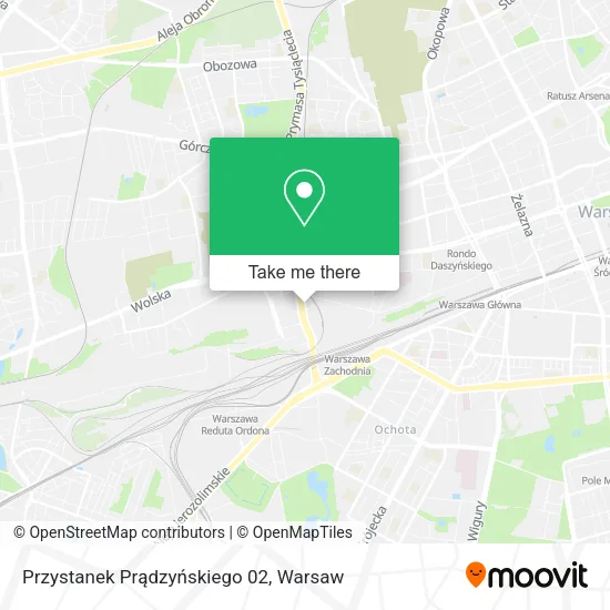 Przystanek Prądzyńskiego 02 map