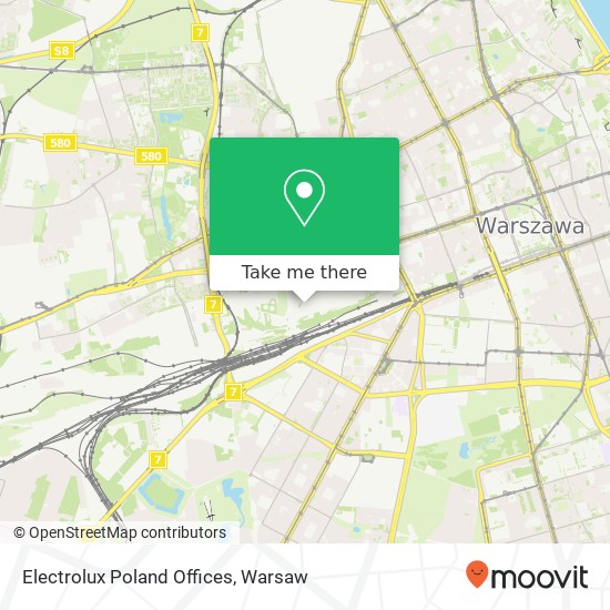 Electrolux Poland Offices map