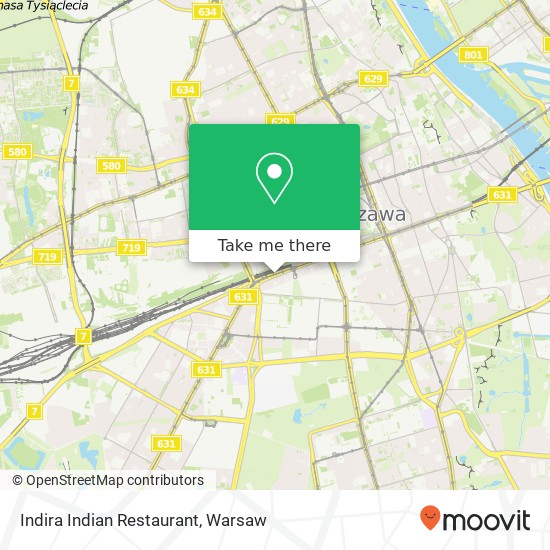 Indira Indian Restaurant map