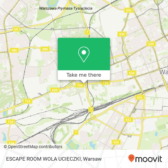 ESCAPE ROOM WOLA UCIECZKI map