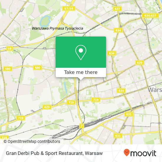 Gran Derbi Pub & Sport Restaurant map