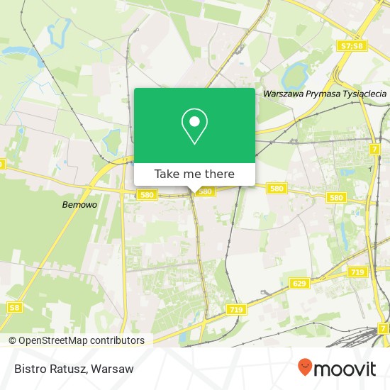 Bistro Ratusz map