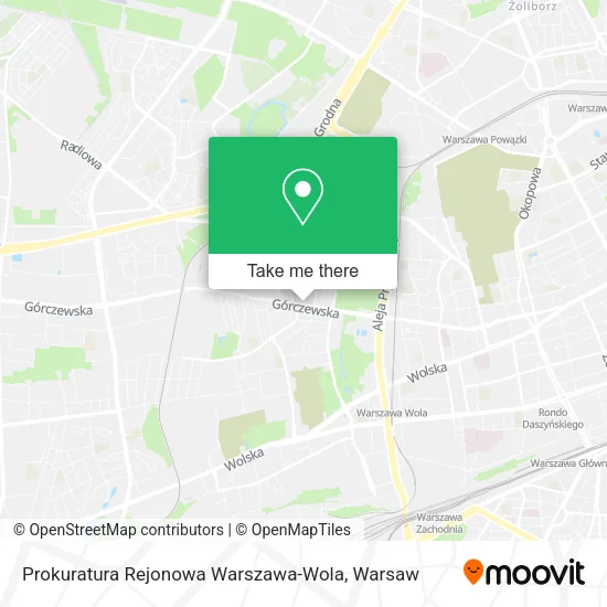 Prokuratura Rejonowa Warszawa-Wola map