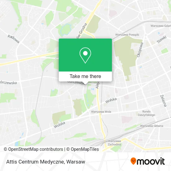 Карта Attis Centrum Medyczne