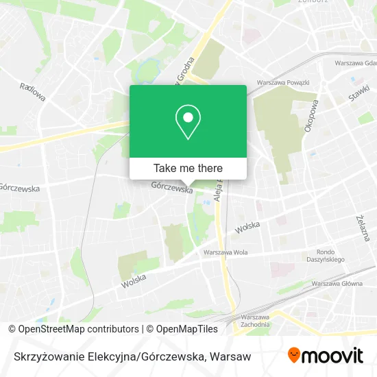 Skrzyżowanie Elekcyjna / Górczewska map