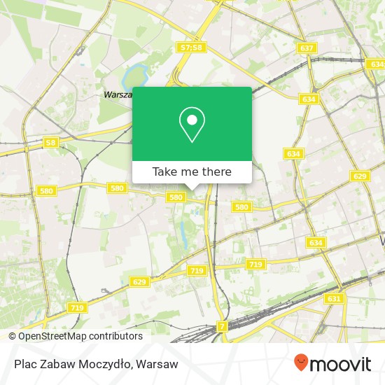 Plac Zabaw Moczydło map