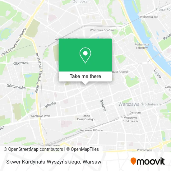 Skwer Kardynała Wyszyńskiego map