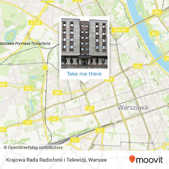 Krajowa Rada Radiofonii i Telewizji map