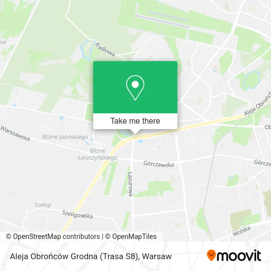 Aleja Obrońców Grodna (Trasa S8) map