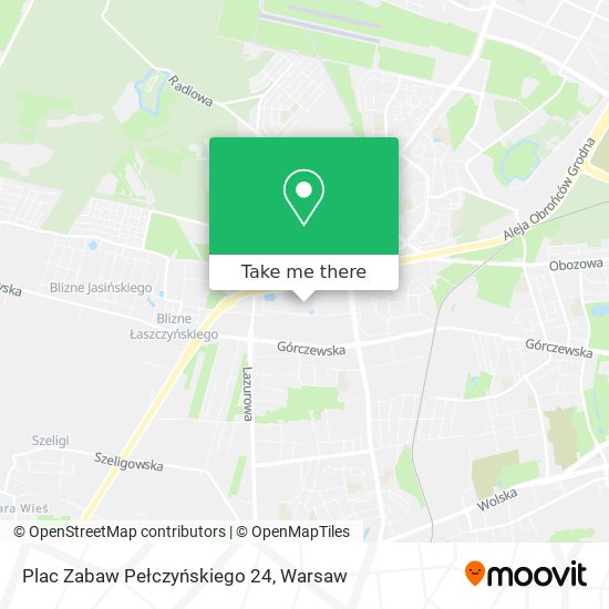 Plac Zabaw Pełczyńskiego 24 map