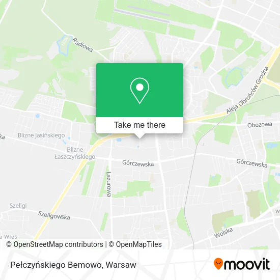 Pełczyńskiego Bemowo map