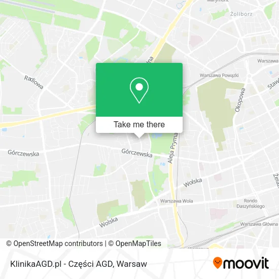KlinikaAGD.pl - Części AGD map