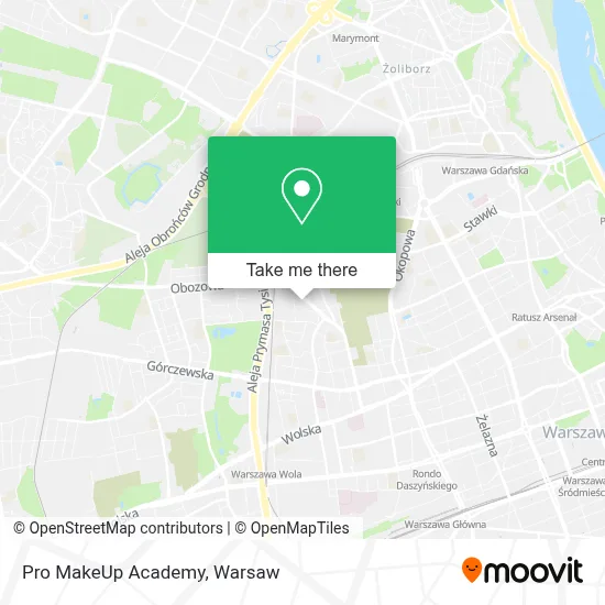Pro MakeUp Academy map