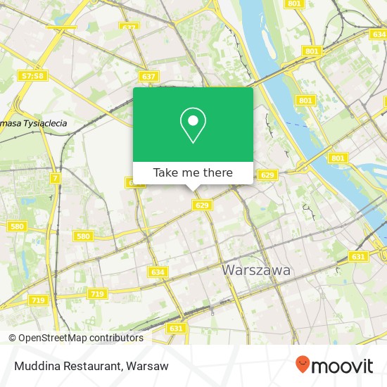 Muddina Restaurant map