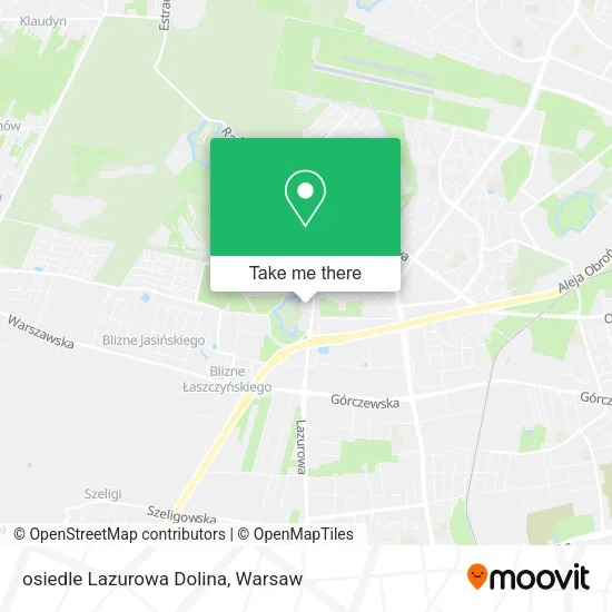 osiedle Lazurowa Dolina map