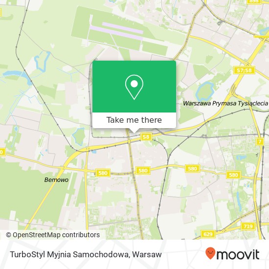 TurboStyl Myjnia Samochodowa map