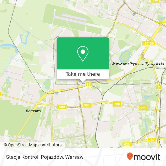 Stacja Kontroli Pojazdów map