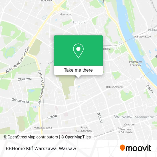 Карта BBHome Klif Warszawa