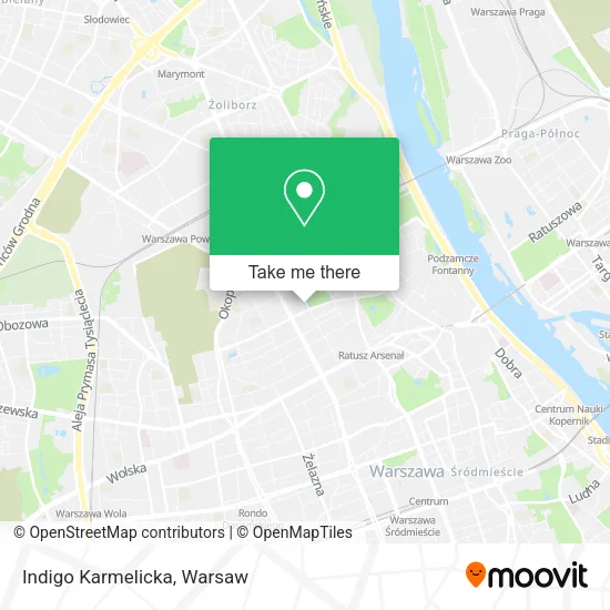Карта Indigo Karmelicka