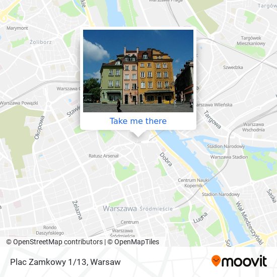 Plac Zamkowy 1/13 map