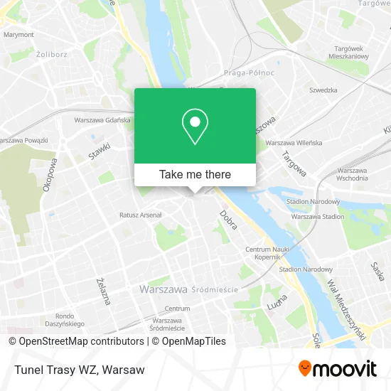 Карта Tunel Trasy WZ