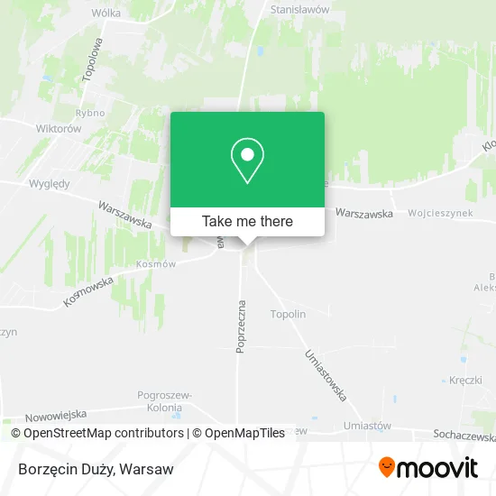 Карта Borzęcin Duży