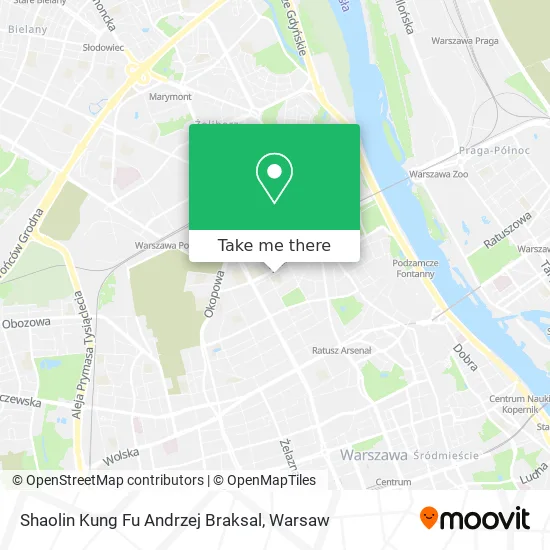 Карта Shaolin Kung Fu Andrzej Braksal