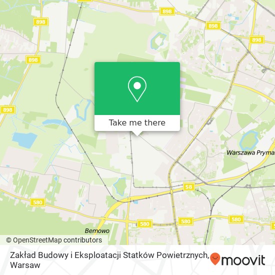 Zakład Budowy i Eksploatacji Statków Powietrznych map