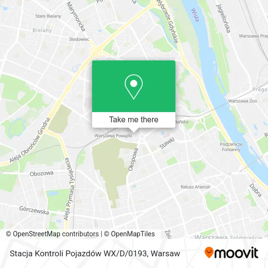 Stacja Kontroli Pojazdów WX / D/0193 map