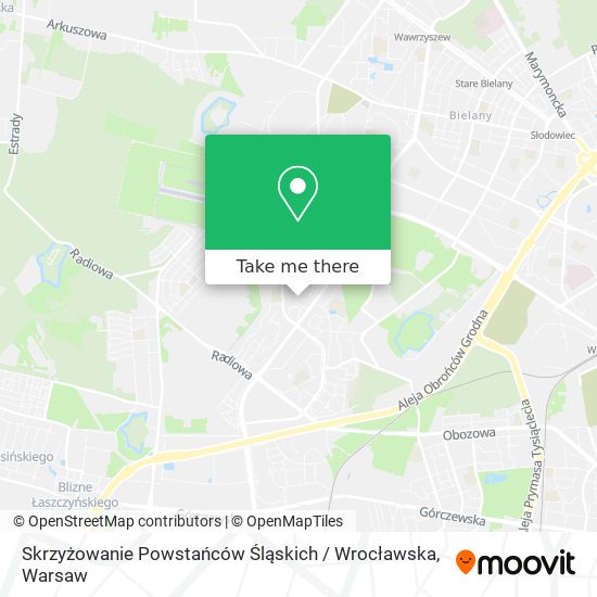 Skrzyżowanie Powstańców Śląskich / Wrocławska map