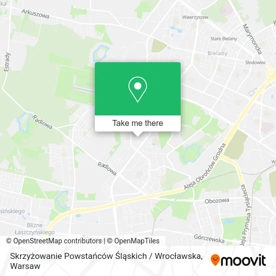 Skrzyżowanie Powstańców Śląskich / Wrocławska map