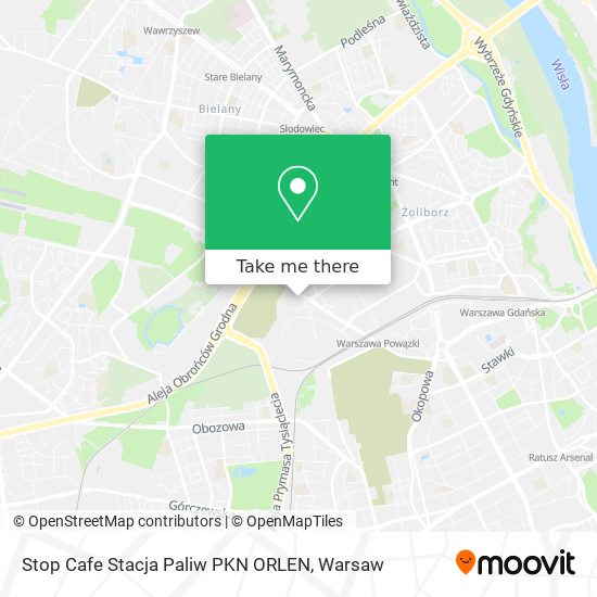 Stop Cafe Stacja Paliw PKN ORLEN map