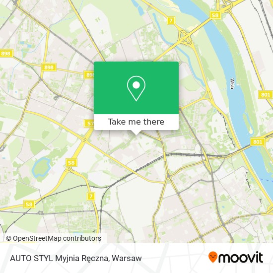 AUTO STYL Myjnia Ręczna map