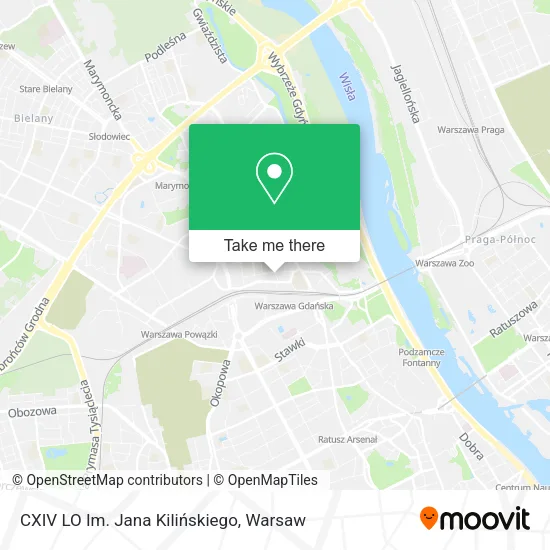 CXIV LO Im. Jana Kilińskiego map