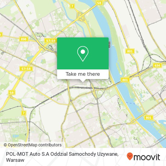 POL-MOT Auto S.A Oddzial Samochody Uzywane map