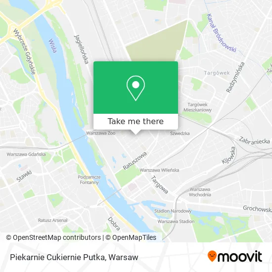 Карта Piekarnie Cukiernie Putka