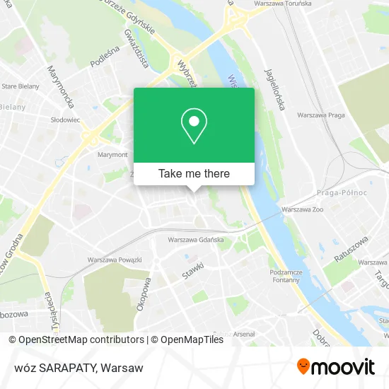 Карта wóz SARAPATY