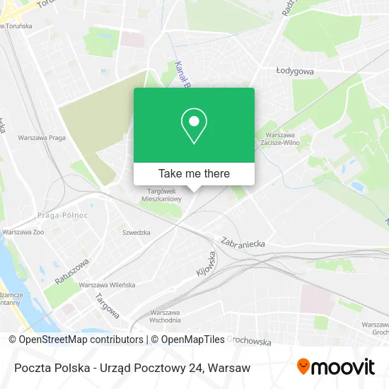 Poczta Polska - Urząd Pocztowy 24 map