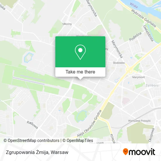 Zgrupowania Żmija map