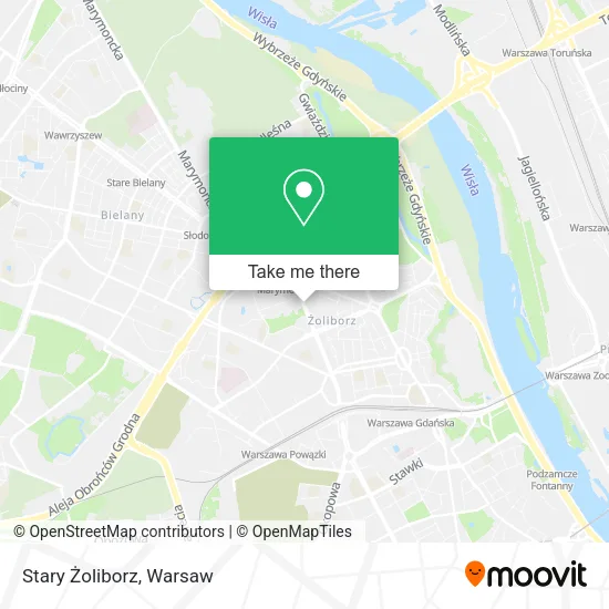 Stary Żoliborz map