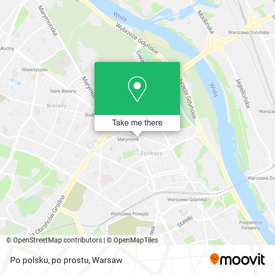 Po polsku, po prostu map