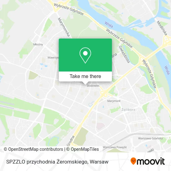 SPZZLO przychodnia Żeromskiego map