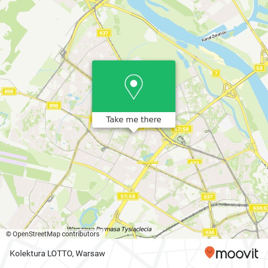 Kolektura LOTTO map