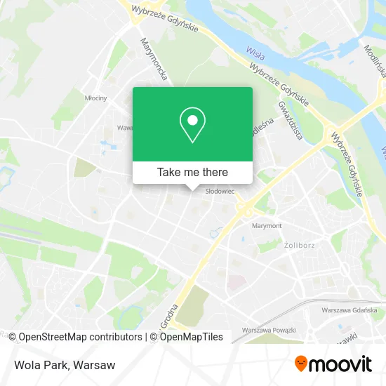Wola Park map