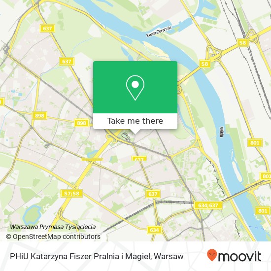 PHiU Katarzyna Fiszer Pralnia i Magiel map