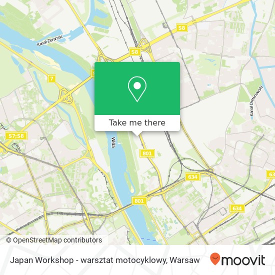 Japan Workshop - warsztat motocyklowy map